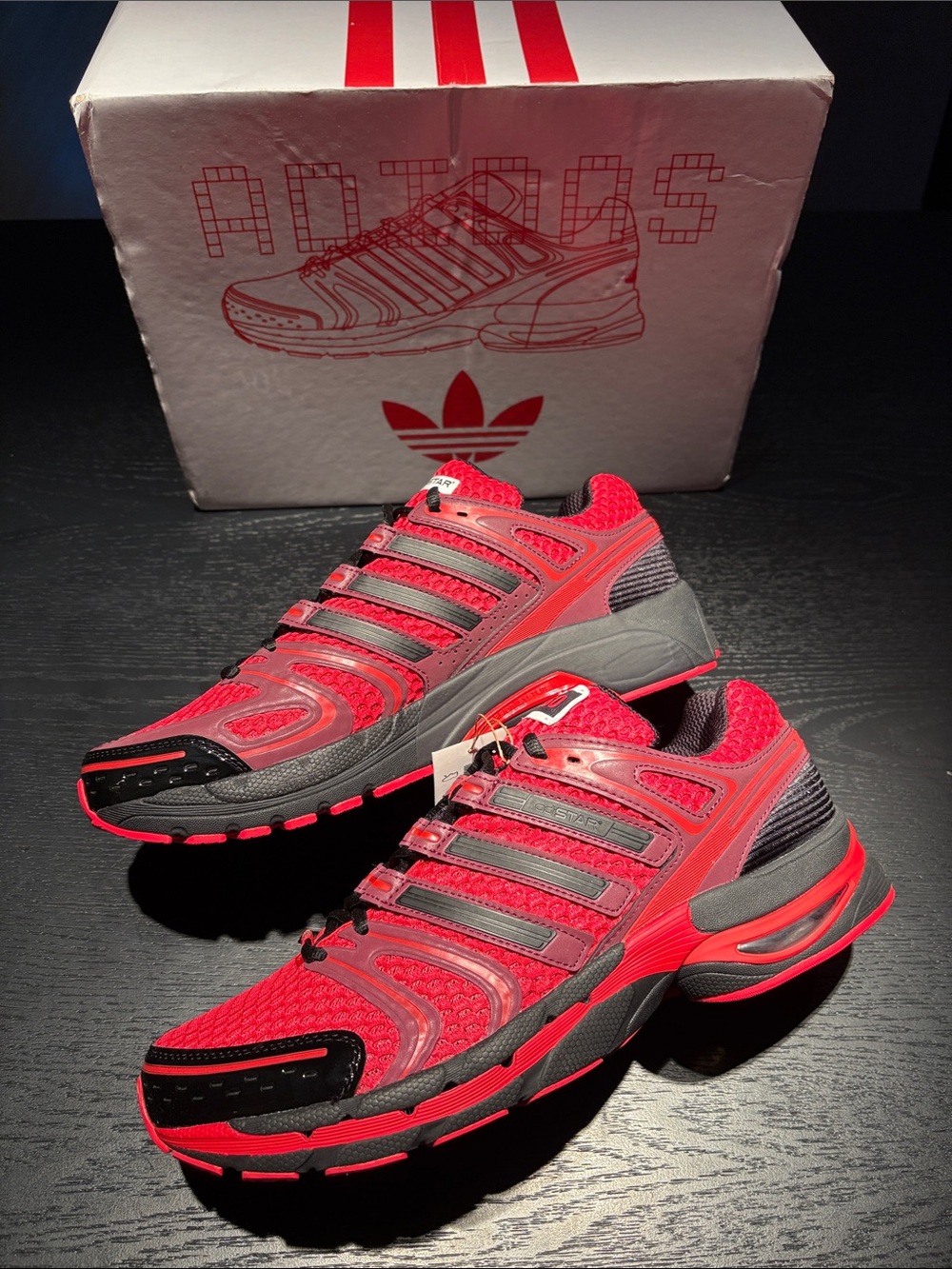 adidas Men’s Star Control 5 Red and Gray Athletic men’s size 12 New in box